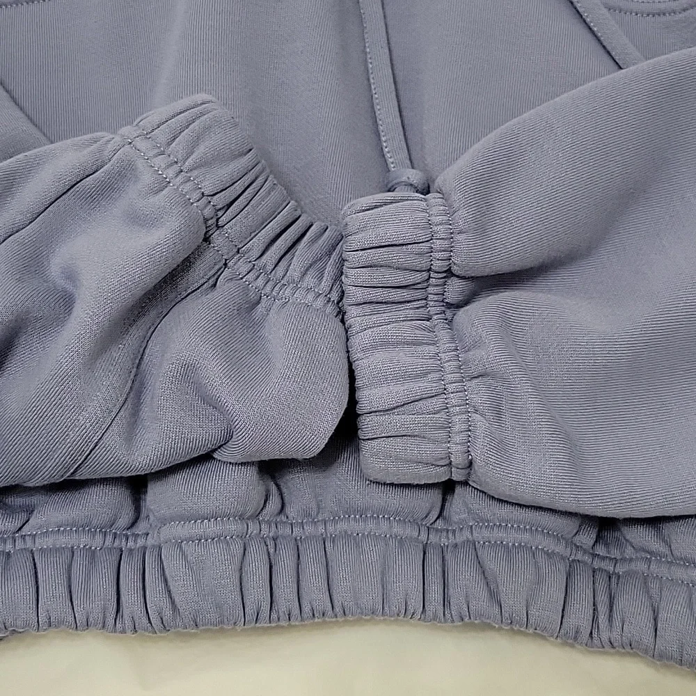 ALO Yoga Lavender Cropped Hoodie Pullover